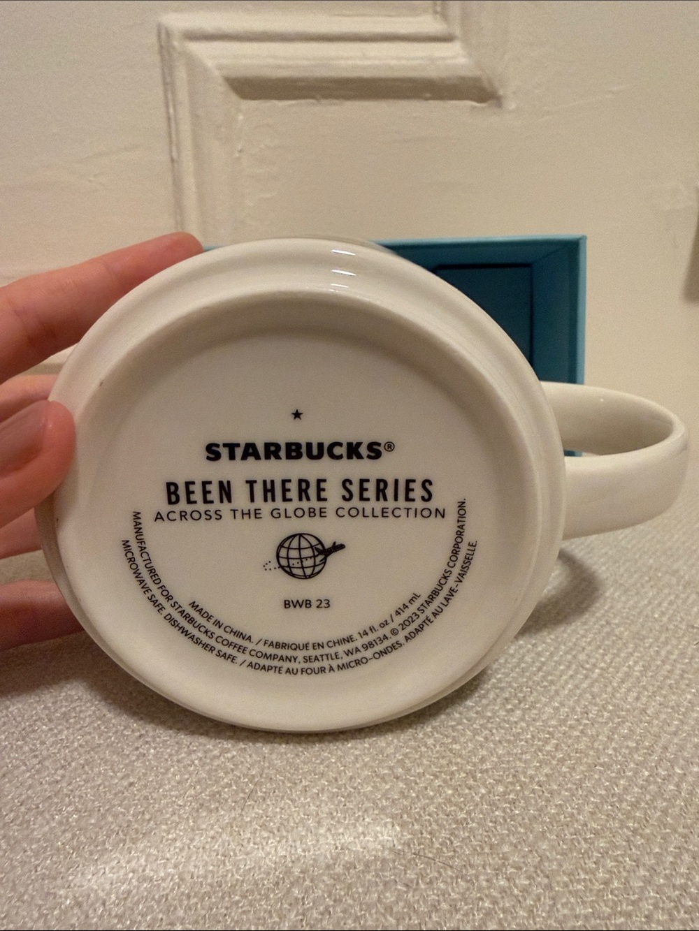 Starbucks Atlantic Canada Scenic Mug - White and Green - Picture 3 of 3